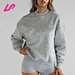 Stay stylish and comfortable in our gray sweatshirt womens. Perfect for any occasion, it's made from high-quality materials for lasting wear. Shop now!